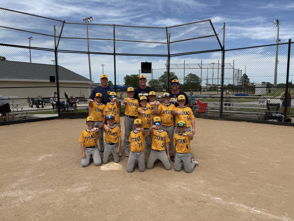 WapakClassic's tweet photo. Congratulations to our 10U Champions Ottawa Glandorf⚾️ https://t.co/x1C9J0cR09