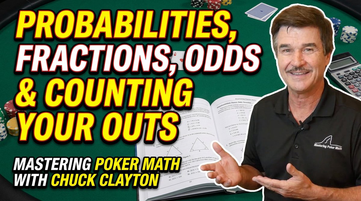 CriticalThink07's tweet photo. Just Released!!!
Probabilities, Fractions, Odds, and Counting Your Outs https://t.co/dhAcdmbzmC via @YouTube 
#pokermath,#texasholdem, #wsop, #livepoker, #nolimit, #WPT, #BooksWorthReading, #mybook, #BookPromotion, #BookLovers, #MustRead, https://t.co/v103eu2lHs