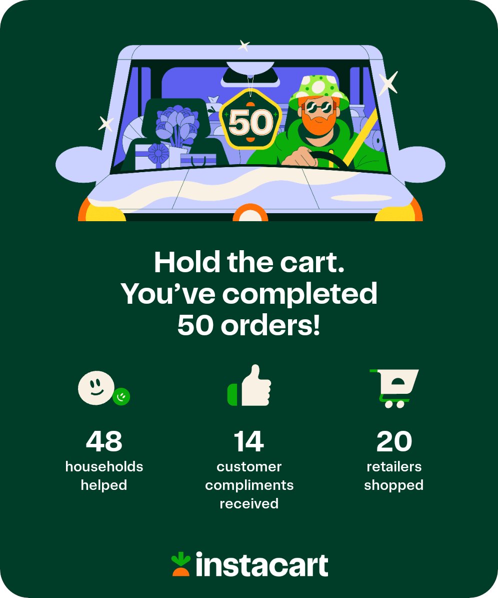 dctouristus's tweet photo. 50 more trips to become a Platinum Cart on @Instacart I will have them completed by the end of this week 💚 #MotivationalTweets #SundayReflections https://t.co/X7CwxO3NlW