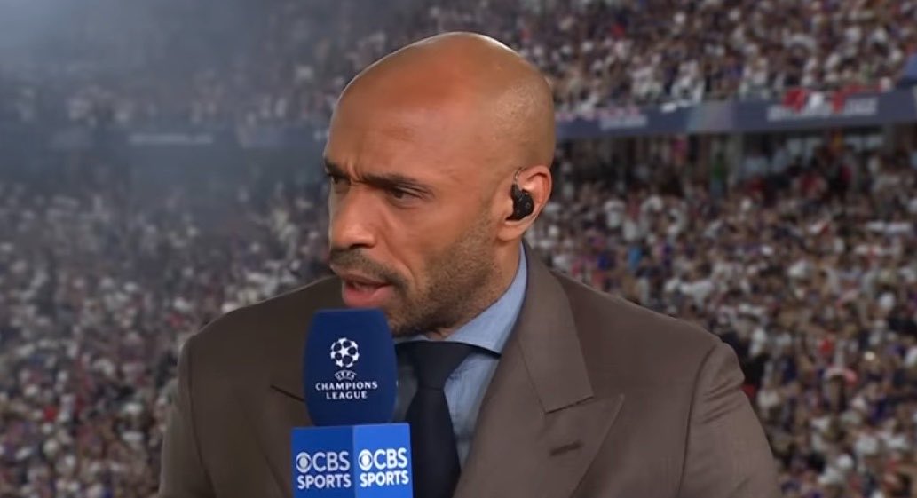 markklfc's tweet photo. Thierry Henry on Cristhian Mosquera’s performance in the Champions League final:

🗣️ “Even though Arsenal lost the final, I’m not going to sit here and ignore what I saw from Cristhian Mosquera.

That kid… wow.

He was thrown into one of the hardest nights in football, against Kvaratskhelia, and for long spells he handled it like he had been playing finals for years.

His timing in the tackles, his calmness under pressure, the way he wasn’t afraid to step out and engage — that’s not normal for a young defender in a Champions League final.

He was winning duels, reading situations early, and even when PSG tried to isolate him, he kept responding.

Yes, there was that one moment — the tackle that led to the penalty — and people will focus on that because that’s what finals do. They highlight your mistakes.

But if you only look at that, you’re missing the bigger picture.

Because before that moment, he was arguably one of Arsenal’s most composed defenders on the pitch.

And that’s what excites me.

Not perfection but mentality.

You can coach positioning, you can coach technique, but you cannot coach that courage in a final at his age.

Arsenal may have lost the trophy, but they may have found a defender for the next decade.

And that, for me, is something very special.”