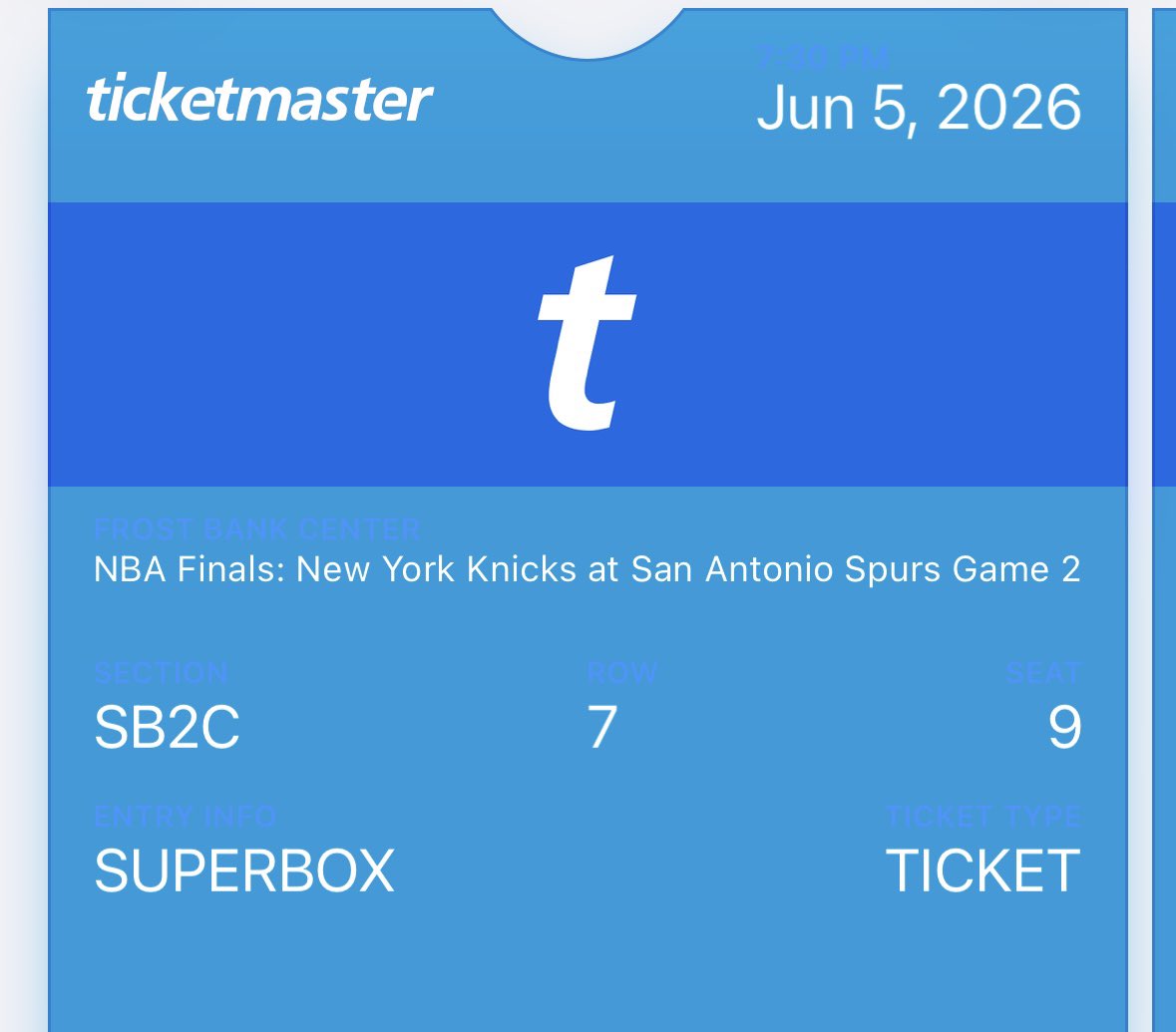 ScottBCooperPA's tweet photo. Not on the Taylor Travis wedding invite list BUT more important will be at Game 2 of the Knicks Spurs finals!!  Awesome trade! 😂🏀✈️⛹️‍♂️ https://t.co/cUgvI3uyFb