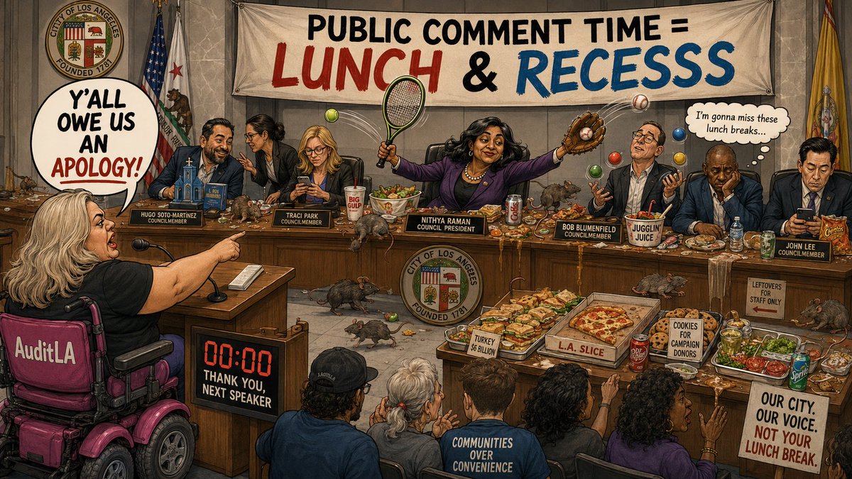 ImAuditLA's tweet photo. @nithyavraman , @KarenBassLA the people of L.A. don’t feel heard or helped by city leaders. Y’all are the reason why there’s @spencerpratt  for Mayor. Next time…LISTEN! He did. https://t.co/Kmamm8z9NY