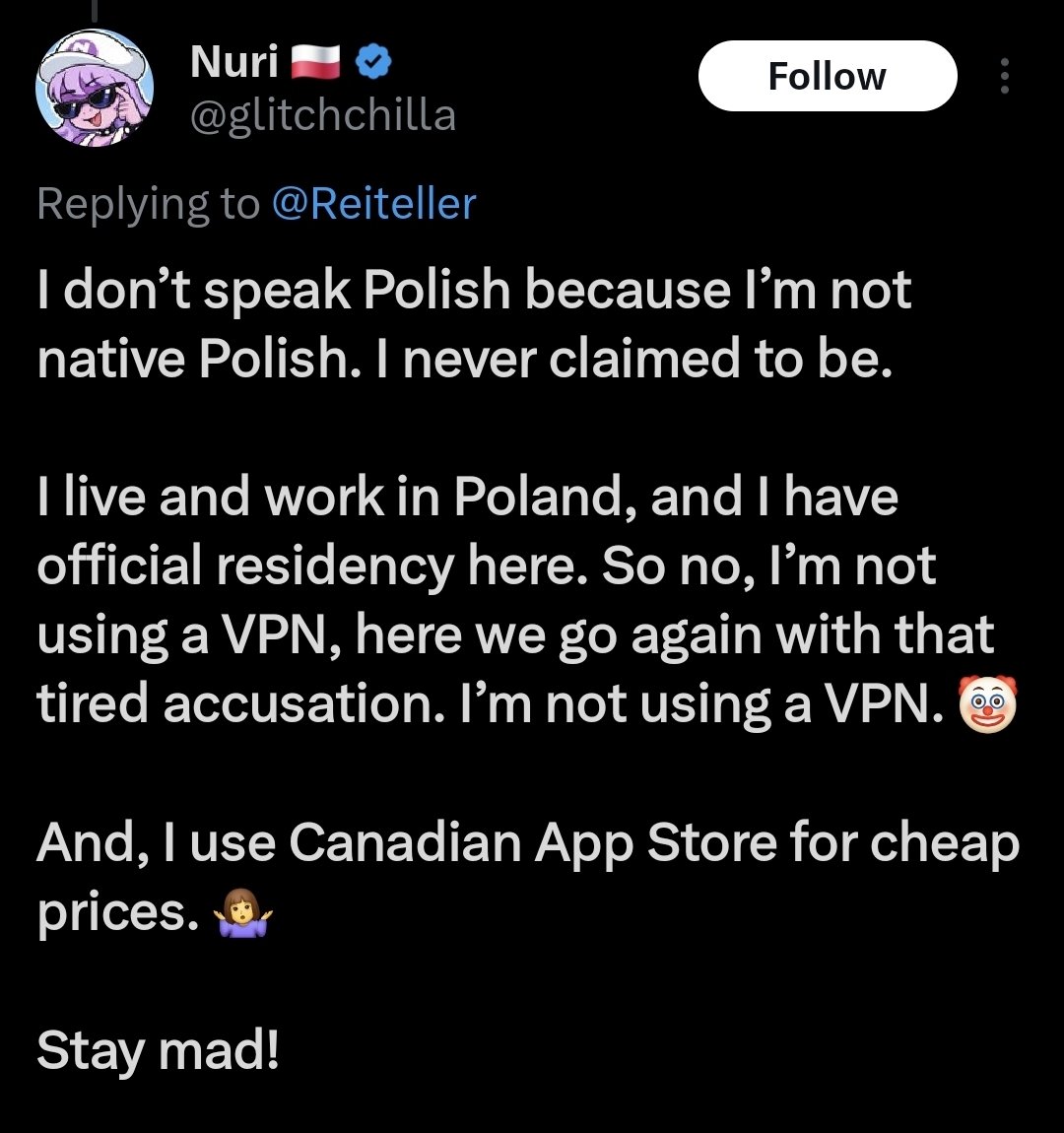 AnonymousTjf's tweet photo. @KacamnGames @lawyit @RustleThyJim @nurikoopa64 @SilvyPersonal I can post some of it publicly, but I'm trying to save a lot of the other stuff for when she changes names again. 
Sarina's original country is Canada, she fled to the Netherlands after 2022 because she was caught grooming minors. She has lost custody of her child. https://t.co/j5qaS8PYeP