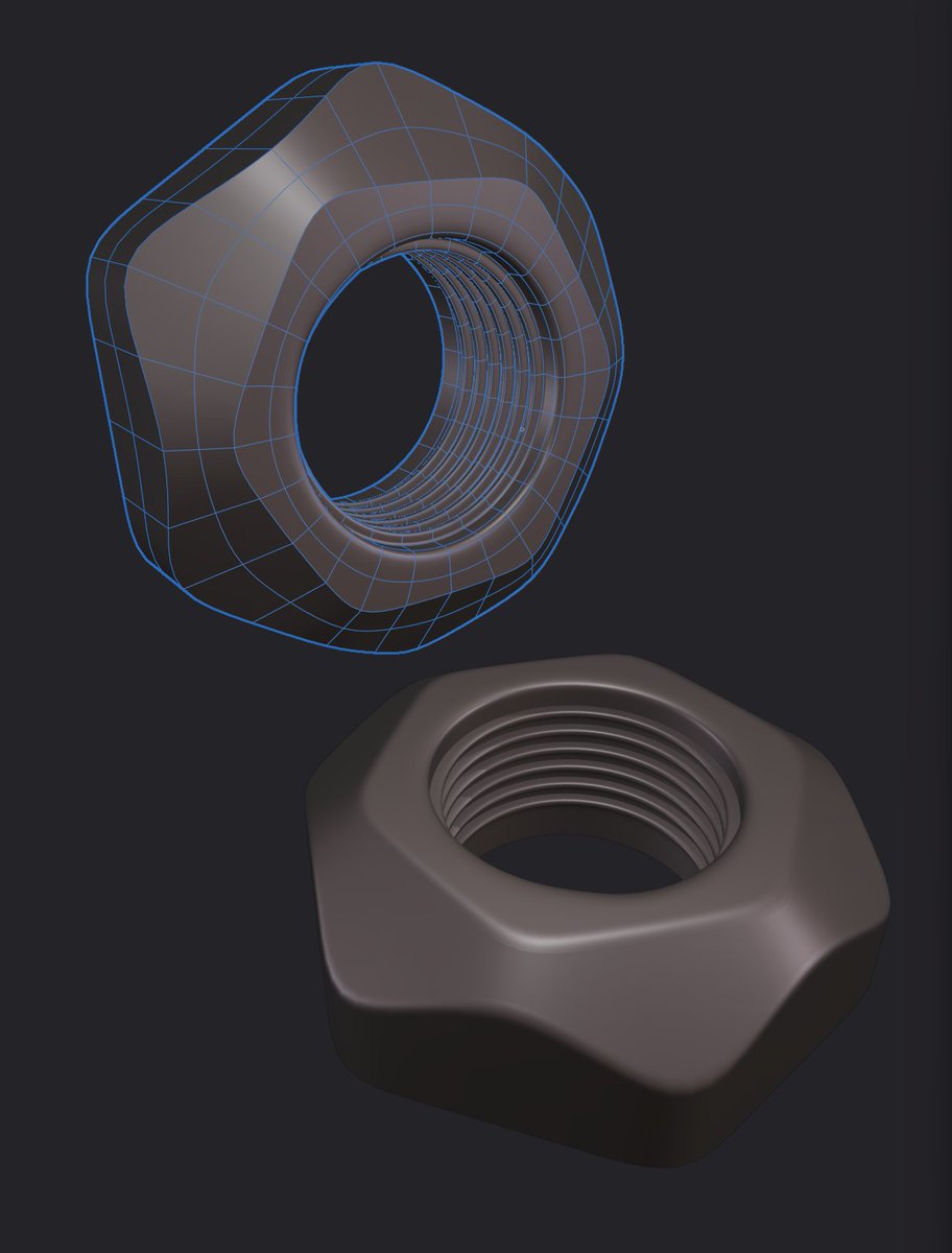 jay4291's tweet photo. I go nuts for Clean topology 
#blender #b3d #blender3d #hardsurfacetopology https://t.co/FYCblkitBn