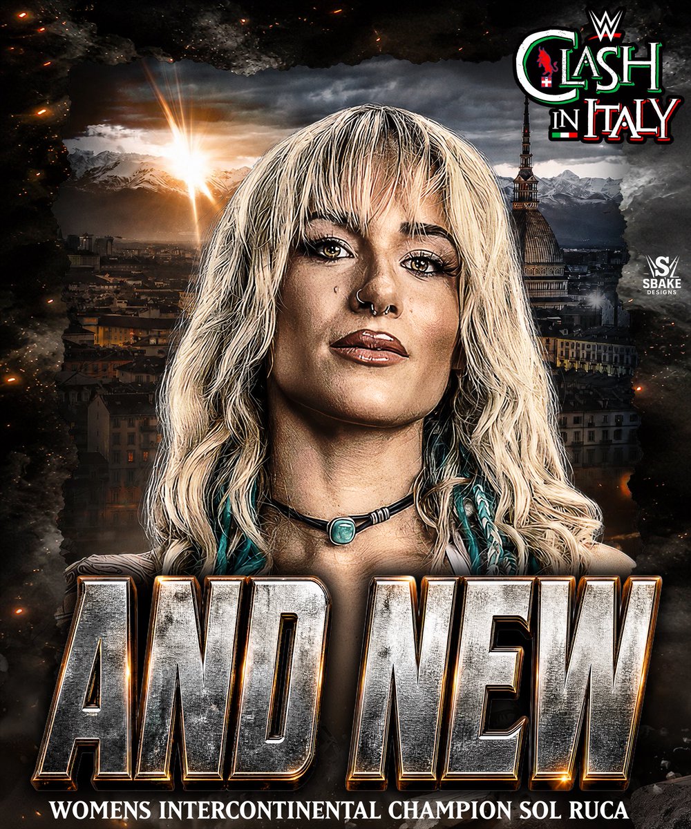 SbakeDesigns's tweet photo. #ANDNEW

Sol Ruca is the NEW Intercontinental Champion!!!

#WWEClash https://t.co/ppDew3I3hC