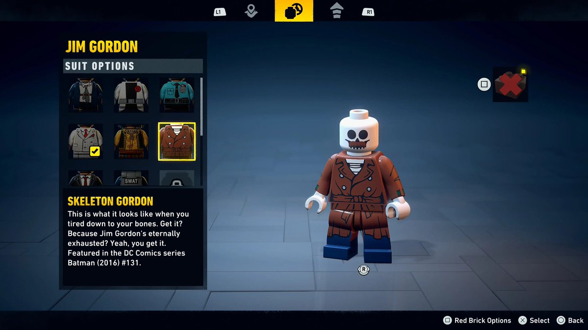 CaseyMLoving's tweet photo. Really embarrassing moment playing the new LEGO BATMAN where I couldn’t remember what Skeleton Jim’s deal was so I googled an explainer and the top result was an article *I* wrote https://t.co/sh5xySJZE0