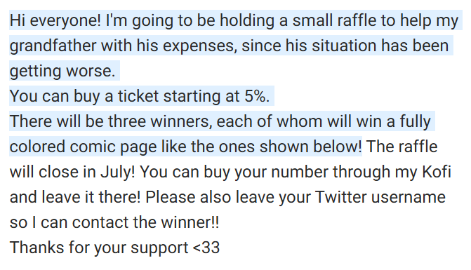 A_Tired_Ghost_'s tweet photo. raffle for grandpa's expenses!!! https://t.co/AWGkvNjJiB