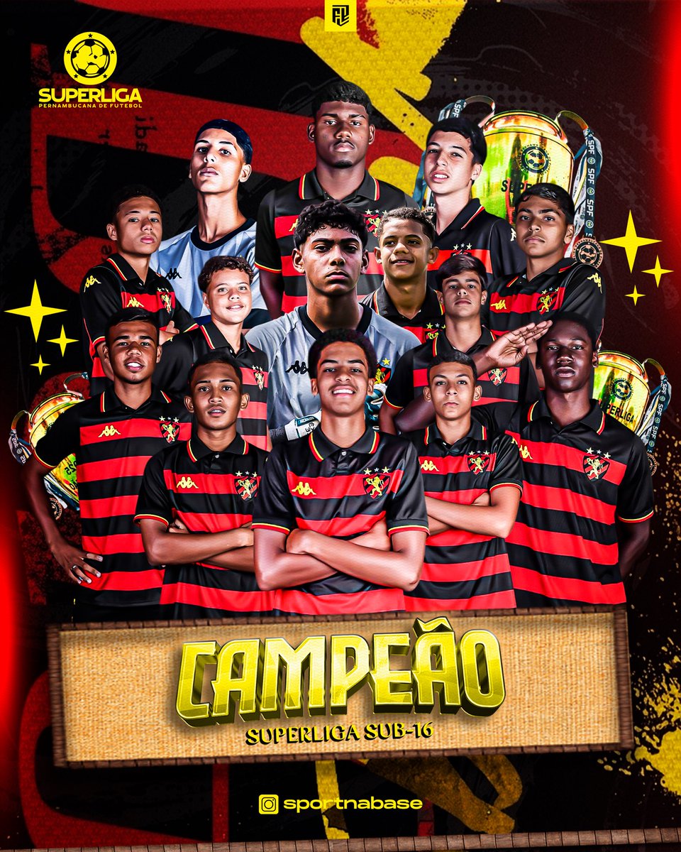 sportnabase's tweet photo. 𝗦𝗨𝗕-𝟭𝟲 | 𝗖𝗔𝗠𝗣𝗘𝗔̃𝗢 𝗗𝗔 𝗦𝗨𝗣𝗘𝗥𝗟𝗜𝗚𝗔 🏆🦁 https://t.co/sVRD7aFwxn