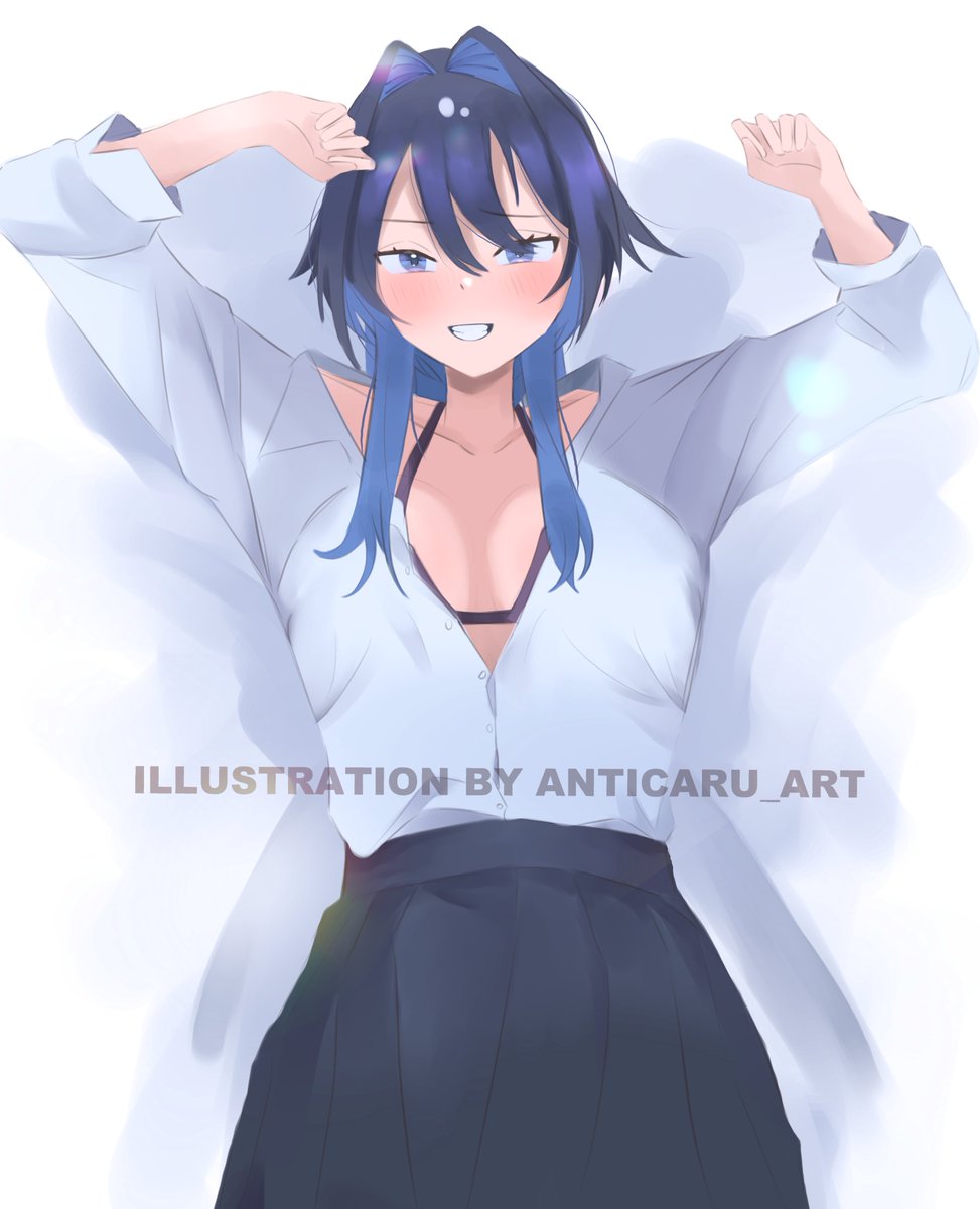 Aanticaru's tweet photo. kronii senpai
 #kronillust #artmootsㅤㅤㅤㅤ https://t.co/Cq1XLjNZ0h