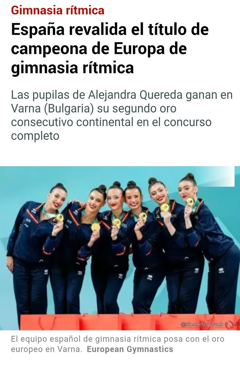 gisb_sus's tweet photo. Varias medallas en #nataciónartistica y varios oros en #gimnasiaritmica 
¿Y de qué hablan en las secciones de deportes?
Pues del entrenamiento de la selección de futbol, de las celebraciones de otros clubes, algo de tenis y poco más
Menos de 1 min o nada
#NoTodoEsFutbol https://t.co/UpHuyiL3Tw