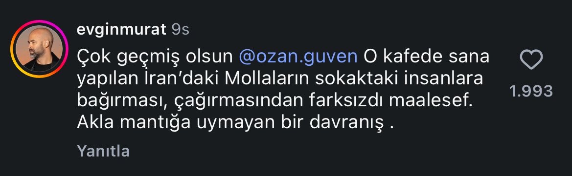 ozozozznur's tweet photo. ozan güven’in instagram hesabından yaptığı açıklamanın altına gelen yoruma bakın ve bugüne kadarki tüm benzetmeleri unutun… https://t.co/qmAIz4e8xu