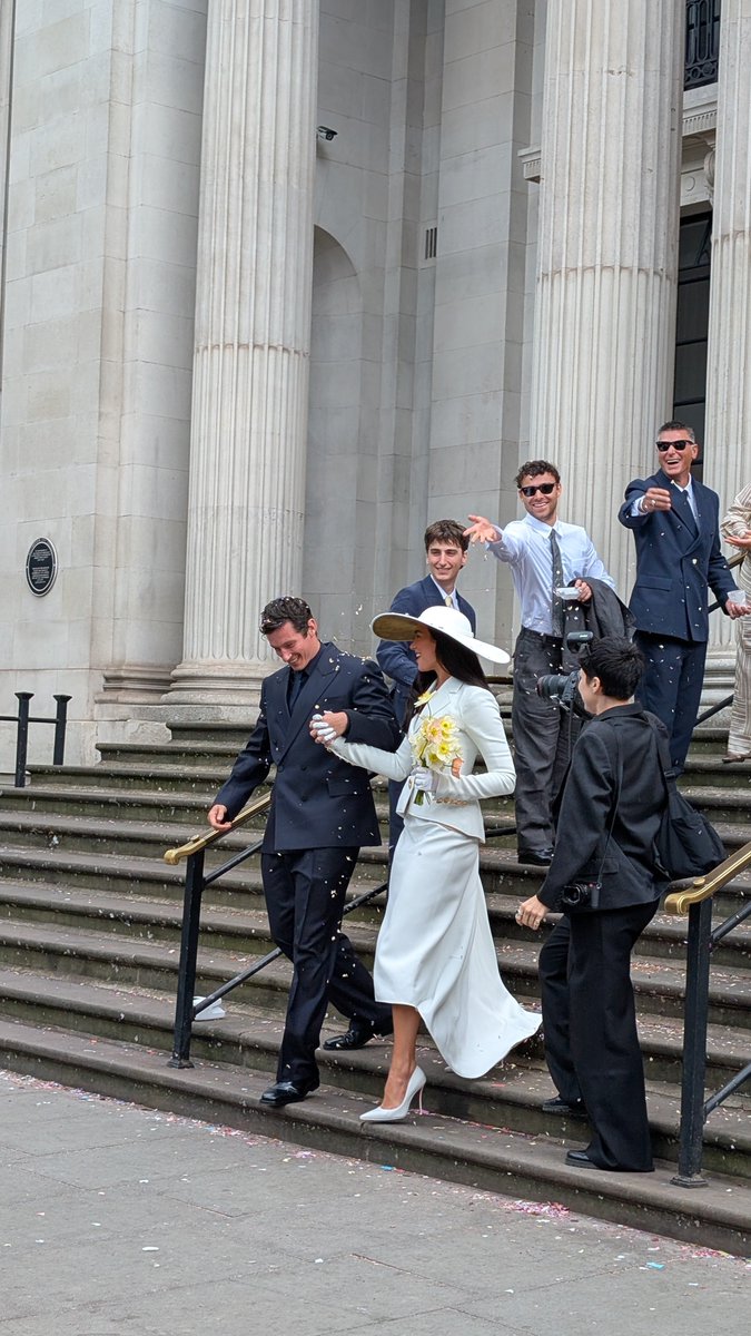 DuaFansite's tweet photo. Dua Lipa and Callum Turner officially married today at London’s Old Marylebone Town Hall. The wedding was reportedly an intimate ceremony with a small circle of friends and family. https://t.co/3em2EsOKO6