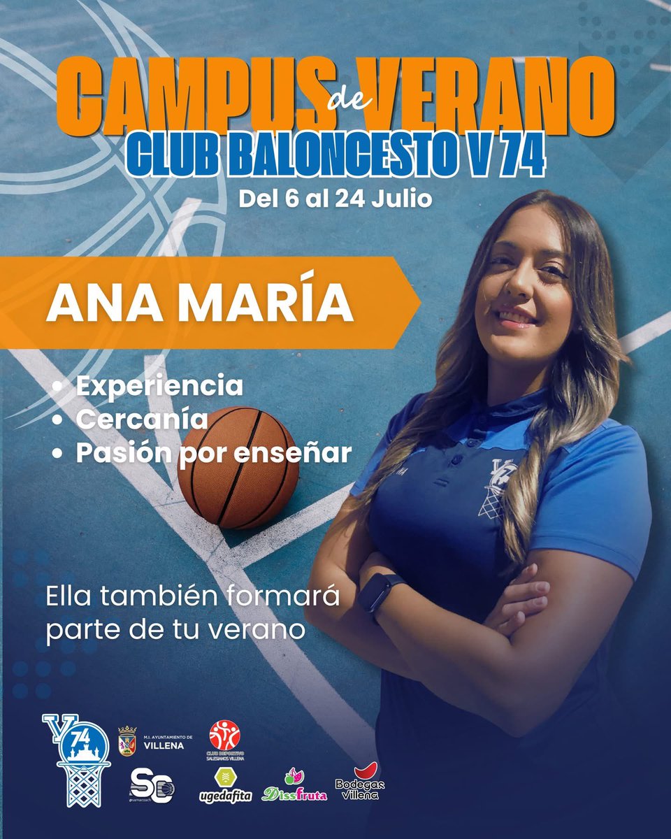 samacoach's tweet photo. Y comenzamos con las presentaciones del Staff que estará con los/las campers en el Campus de Verano del V-74.

Bienvenida un año más y gracias por tu aportación Ana María. https://t.co/LAzXVbGSWg