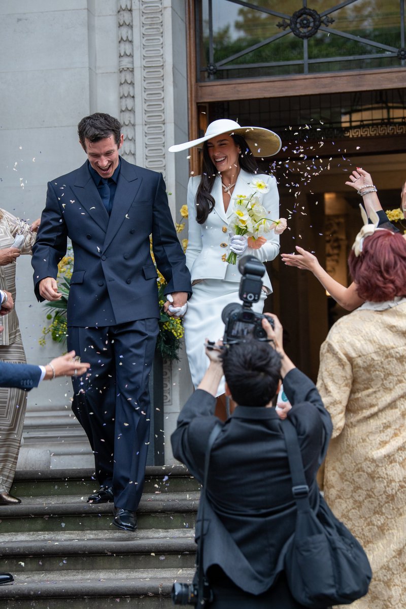 DuaFansite's tweet photo. Dua Lipa and Callum Turner officially married today at London’s Old Marylebone Town Hall. The wedding was reportedly an intimate ceremony with a small circle of friends and family. https://t.co/3em2EsOKO6