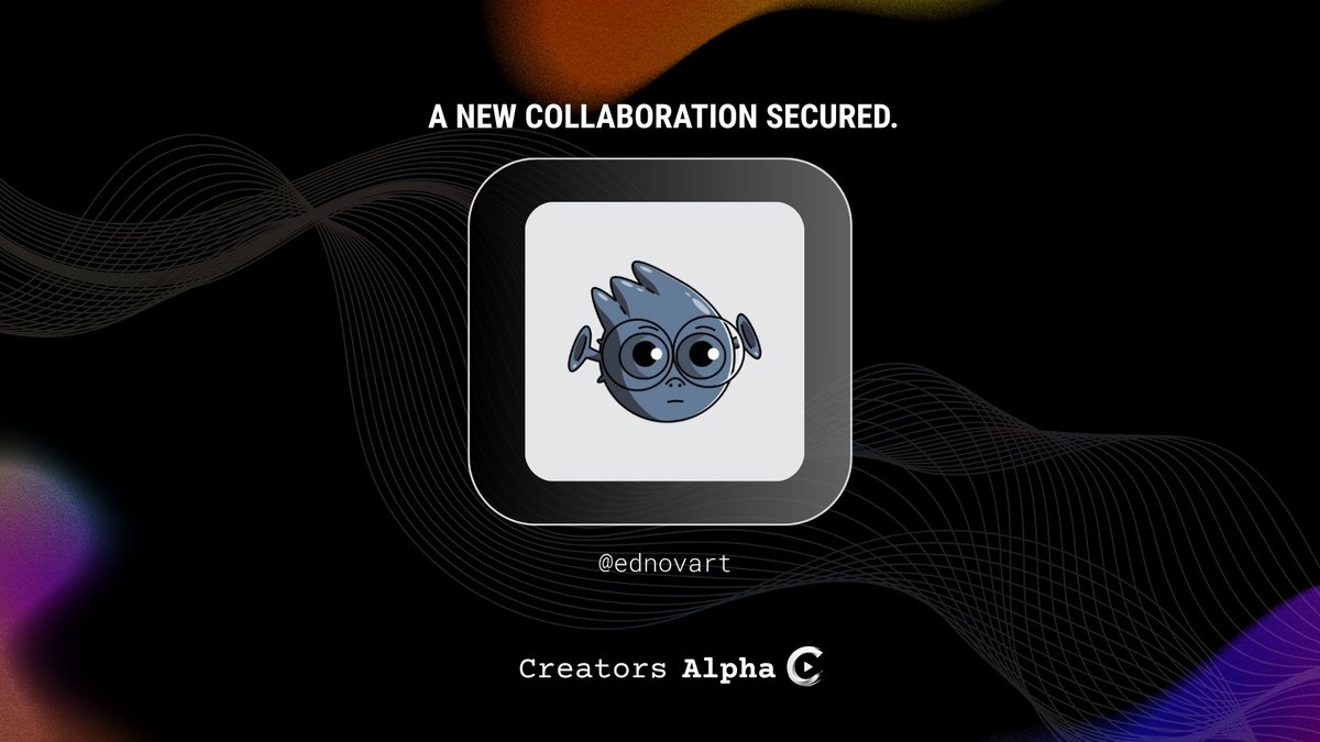 Creators_Alpha's tweet photo. 🤝Creators Alpha x @ednovart

Another exciting partnership joins the Creators Alpha ecosystem.

We're proud to welcome @ednovart as our official partner as we continue building meaningful connections across the Web3 space. Together, we'll explore new opportunities, support community growth, and create value for our members.

Stay tuned for what's ahead.