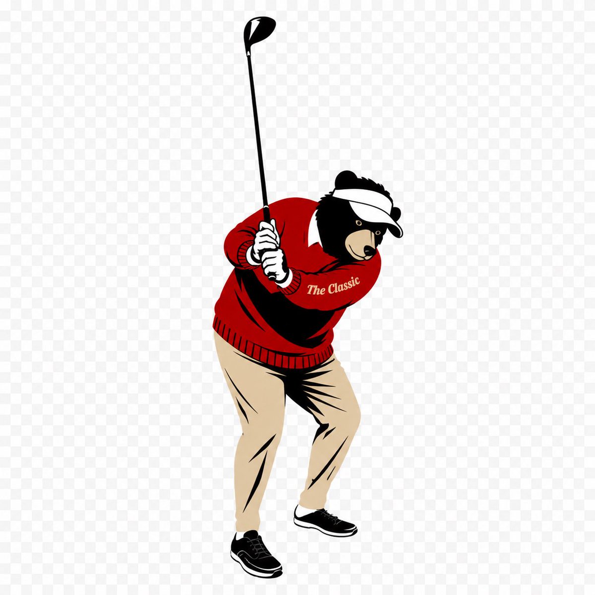 SnobbyScheffler's tweet photo. Here’s where we stand on the logos for the family tournament. The golfer was made from an old picture of my grandpas swing. I feel like I need to make some edits but can’t figure out what https://t.co/vi3zIBkaOq