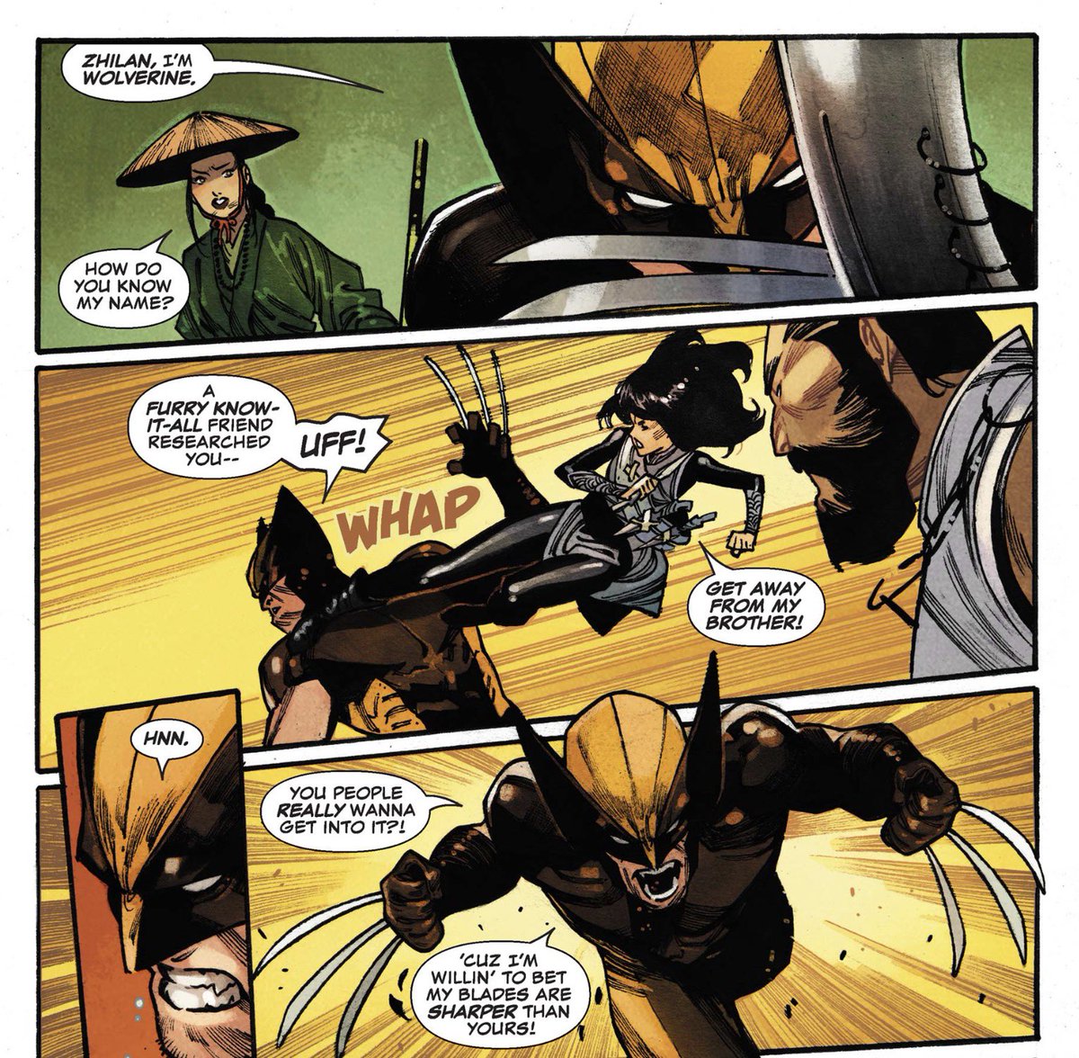 Ida5M's tweet photo. “You people”??? In a place full of asians??? Wolverine is never beating the allegations. https://t.co/eb2tTqpW0V