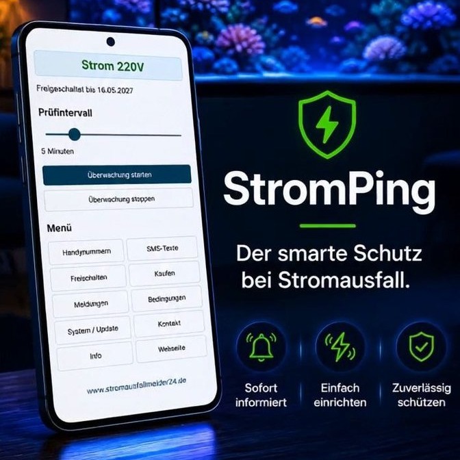 StromPingApp's tweet photo. ⚡ Schütze das, was dir wichtig ist!

StromPing erkennt Stromausfälle sofort und sendet dir eine Warnung auf dein Smartphone.