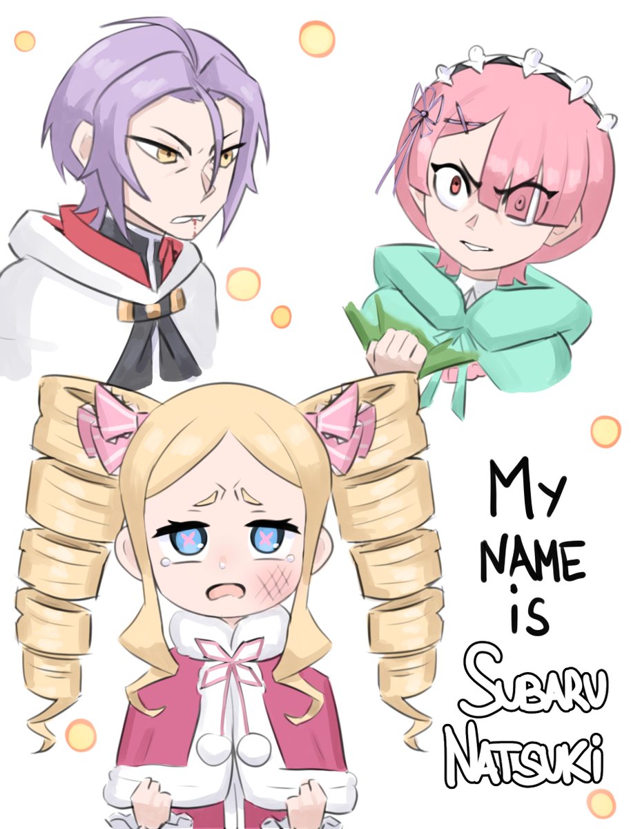 EgoRoamer's tweet photo. Julius, Ram, Beatrice - all of them are DEMOLISHED inside. 
#rezero https://t.co/cD7u9xvEKn