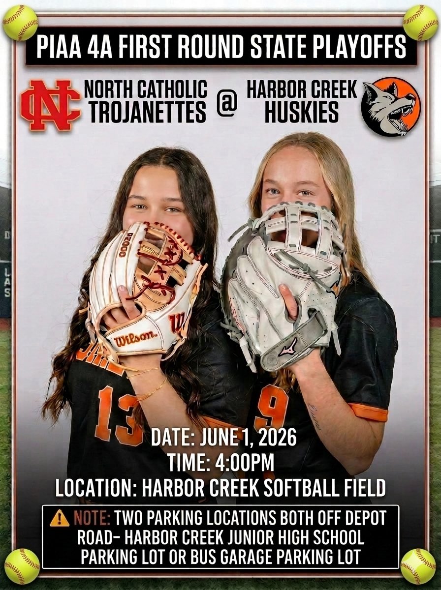 hc_huskies_sb's tweet photo. Link for tickets- https://t.co/VCGNvv4Mip

Let’s pack Harbor Creek with orange and black. Gates open at 3pm!! Get there early and show your support for the girls!!!! 🥎🧡🖤🧡🖤 https://t.co/jwUB2R5NfL