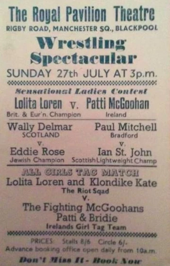 allan_cheapshot's tweet photo. 27th July, 1969 in Blackpool. Two shows running head to head within a mile of each other.

Digging further, there was a 3rd show that day on at Blackpool Tower circus, featuring a young  André the Giant on the bill. https://t.co/PbyPEr3h3d