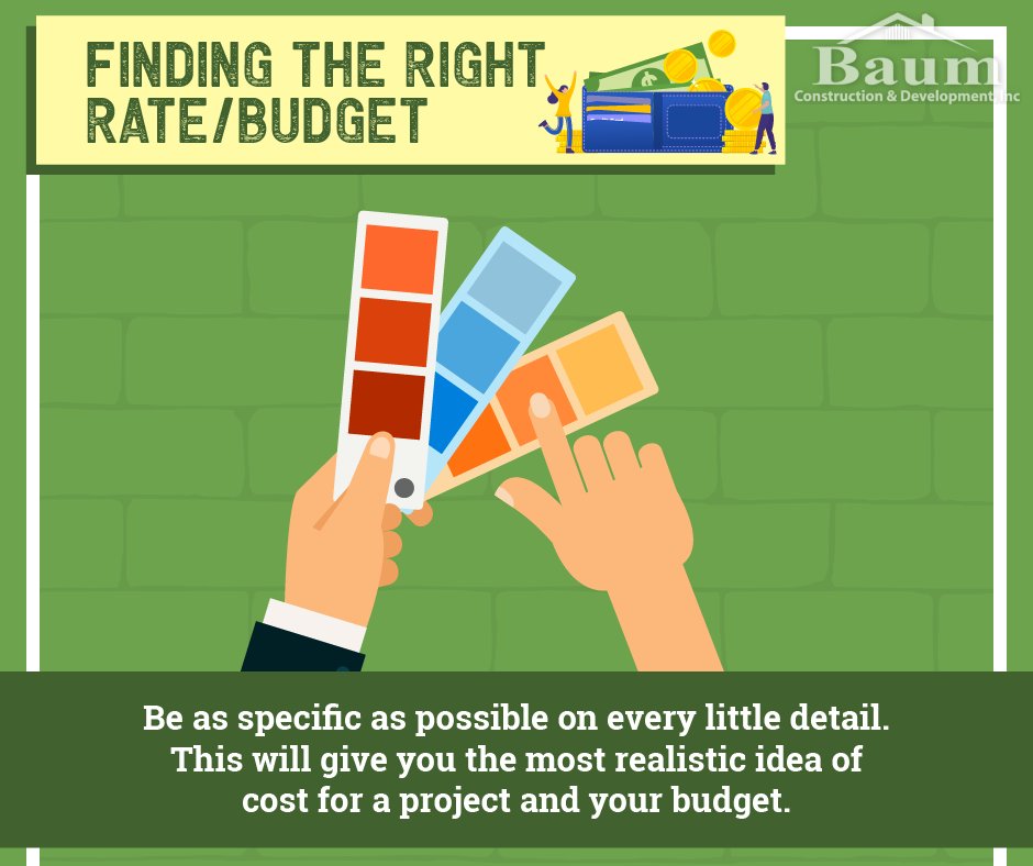 BaumConstruct's tweet photo. Finding The Right Budget - Think "Specificity is Your Friend". Check-out https://t.co/3OUrhUbicH Tag someone who's thinking of remodeling. #generalcontractor #homeremodeling #homerenovation #longbeachca https://t.co/Vo3kjH3fOs