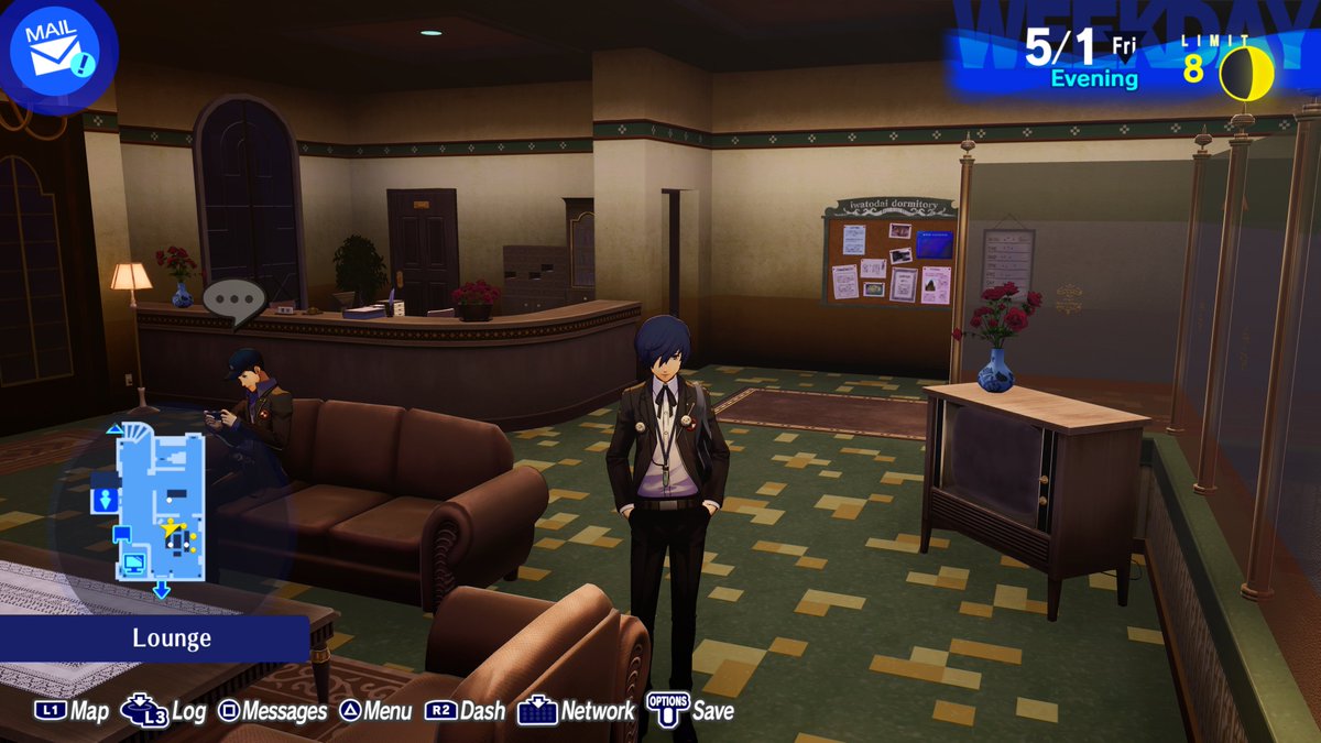 DivinePretender's tweet photo. discovered a mod that changes the dub and script of P3R entirely to the original's and paired it with one made to make the dorm more like FES.... I'm home https://t.co/hdJtIkB74k