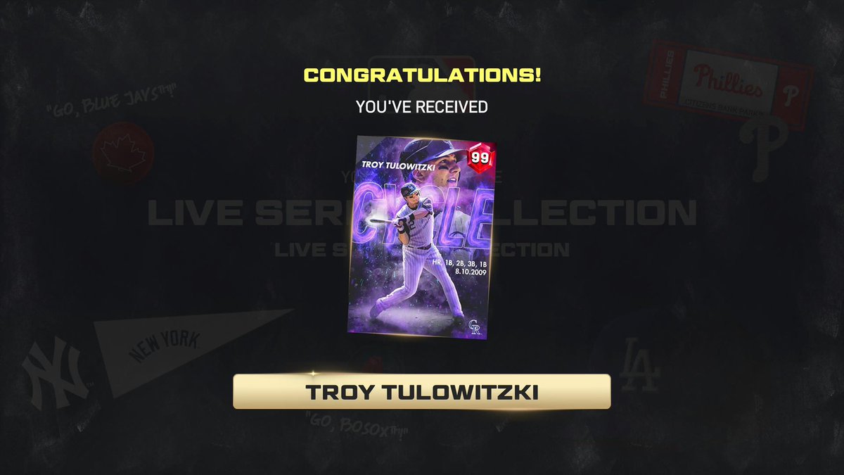 Snubby21's tweet photo. Shoutout @SonySanDiego @MLBTheShow for the mini season glitch. Opened over 4000 packs. My PSN is BauerToews19 in case you were wondering. https://t.co/BkZPcJunzs