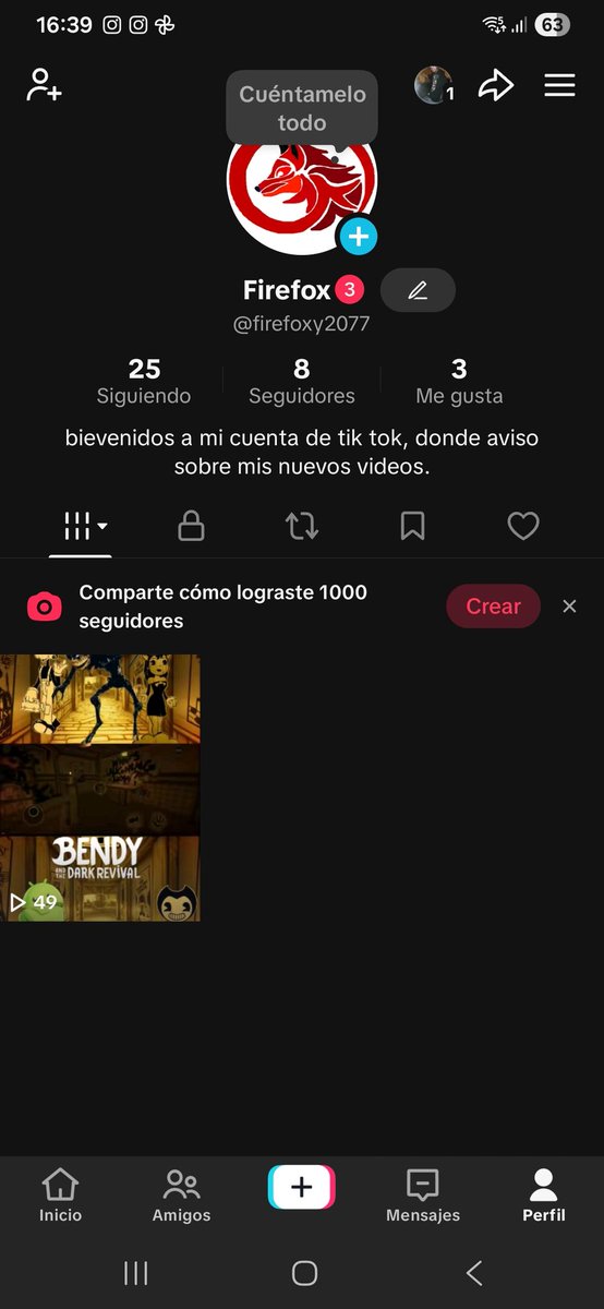 FireFoxy2077's tweet photo. Hola a todos, ya esta lista las redes sociales, asi puedan seguirme.

Instagram: https://t.co/88PjvC2FdP

Tik tok
https://t.co/t2lJIRTNHi

Twitch
https://t.co/HuQxAzODH9

Canal official
https://t.co/0qQ5y3FRJZ https://t.co/xCRjYMvrih