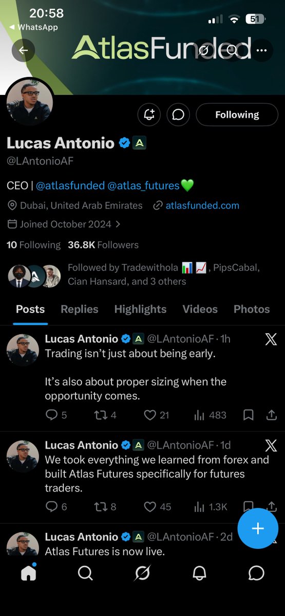 Forexhub__'s tweet photo. @TraderXris_02 @atlasfunded @LAntonioAF @CianHansardAF @PipsCabal Done @Wisetrader_1 @ayajo_oluwatobi @katsinawafx https://t.co/eHUwKXBDUf