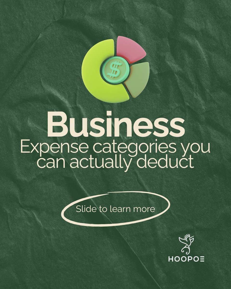 HoopoeBusiness's tweet photo. You're probably missing hundreds (maybe thousands!) in legitimate deductions. 💰

Which deduction surprised you most? Comment! 👇
(We help clients maximize deductions year-round!)

#TaxDeductions #BusinessExpenses #SmallBusinessTaxes #HoopoeBusiness #TaxTips https://t.co/blD83DMB8H