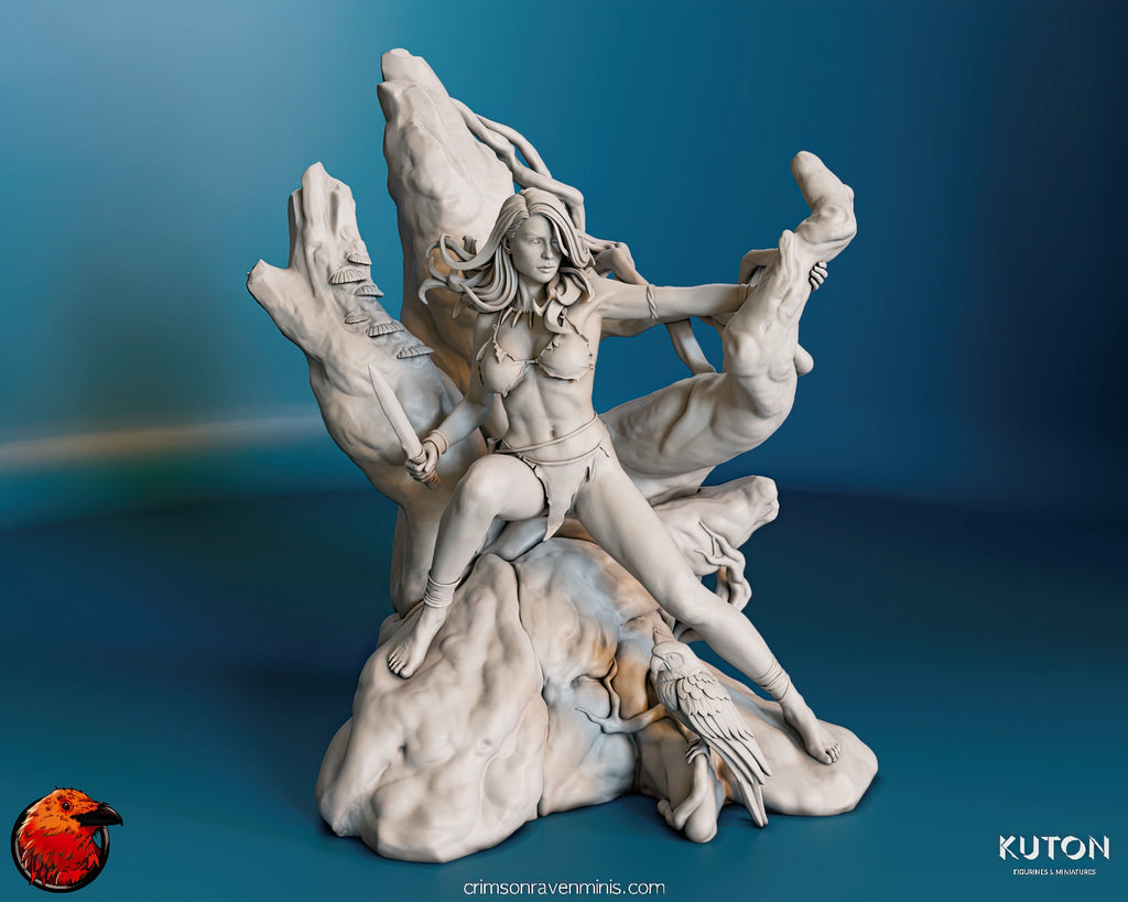crminis's tweet photo. Unleash the wild spirit of adventure! 🌿 Meet the Jungle Girl - Resin Figure Model Kit. Perfect for collectors &amp; model enthusiasts, bring this fearless warrior to life today. #fantasy #femalefigure #largeformat Order now: https://t.co/DNaQMXpsR1 💪✨ $39.99 https://t.co/5rCVIkPgwj