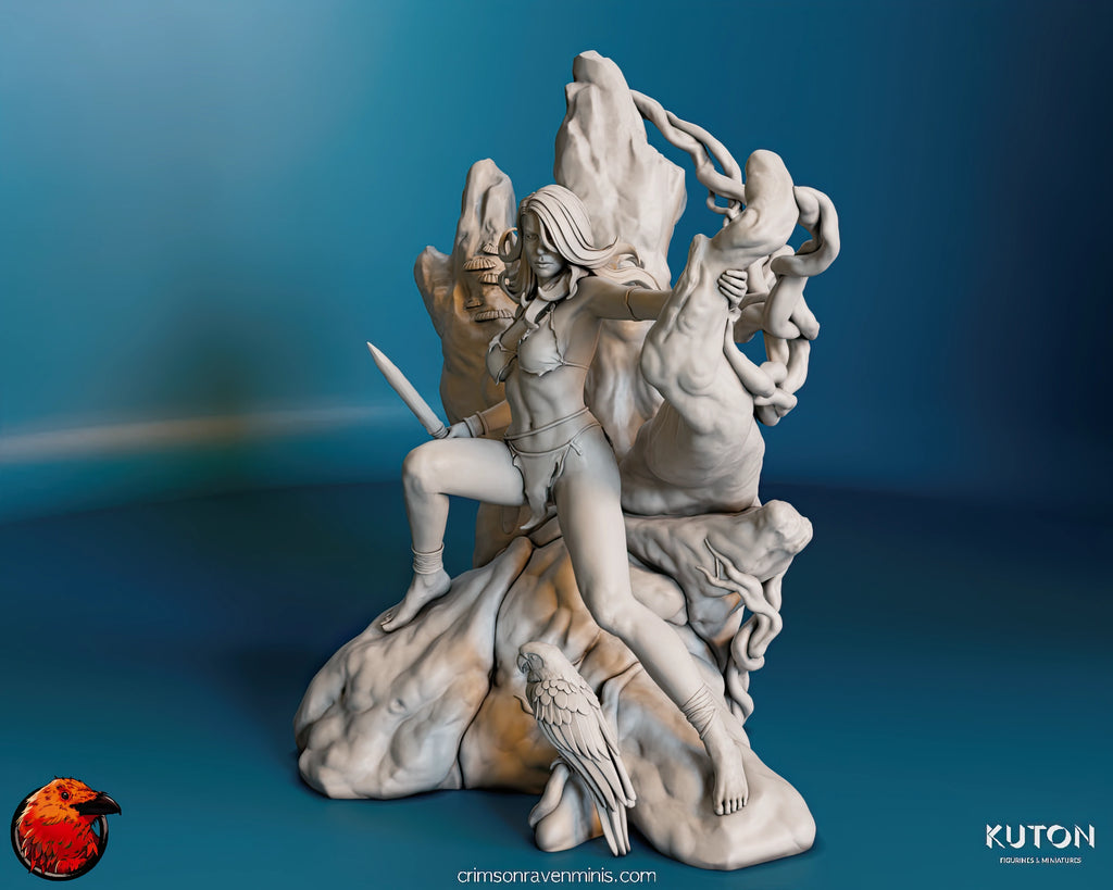 crminis's tweet photo. Unleash the wild spirit of adventure! 🌿 Meet the Jungle Girl - Resin Figure Model Kit. Perfect for collectors &amp; model enthusiasts, bring this fearless warrior to life today. #fantasy #femalefigure #largeformat Order now: https://t.co/DNaQMXpsR1 💪✨ $39.99 https://t.co/5rCVIkPgwj