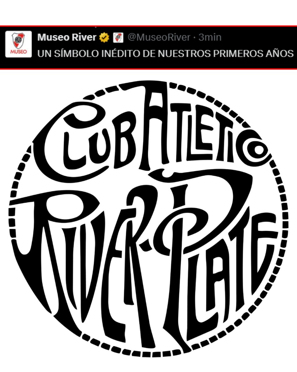 DiarioOle's tweet photo. EL EMBLEMA HISTÓRICO DE RIVER QUE "NUNCA ANTES HABÍA SIDO DIFUNDIDO" 🐔❗

⚪🔴 La cuenta oficial del museo del Millonario dio a conocer un escudo hallado en el carnet de Esteban Fortunati, socio número 4 del club

✍️ "Este documento histórico fue aportado por Florencia Gilardón, bisnieta de Fortunati", comunicó la institución