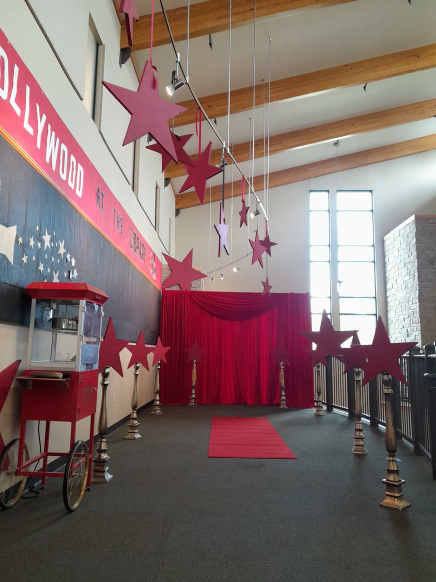 bonnerlibrary's tweet photo. Put on your fanciest threads (or superhero costume, princess dress, etc) and walk the red carpet at our Summer Reading Premiere tomorrow night!  Red carpet photos will be from 6:00-6:30, followed by popcorn and a performance from Mr. Stinky Feet! https://t.co/oPW07sSqeU