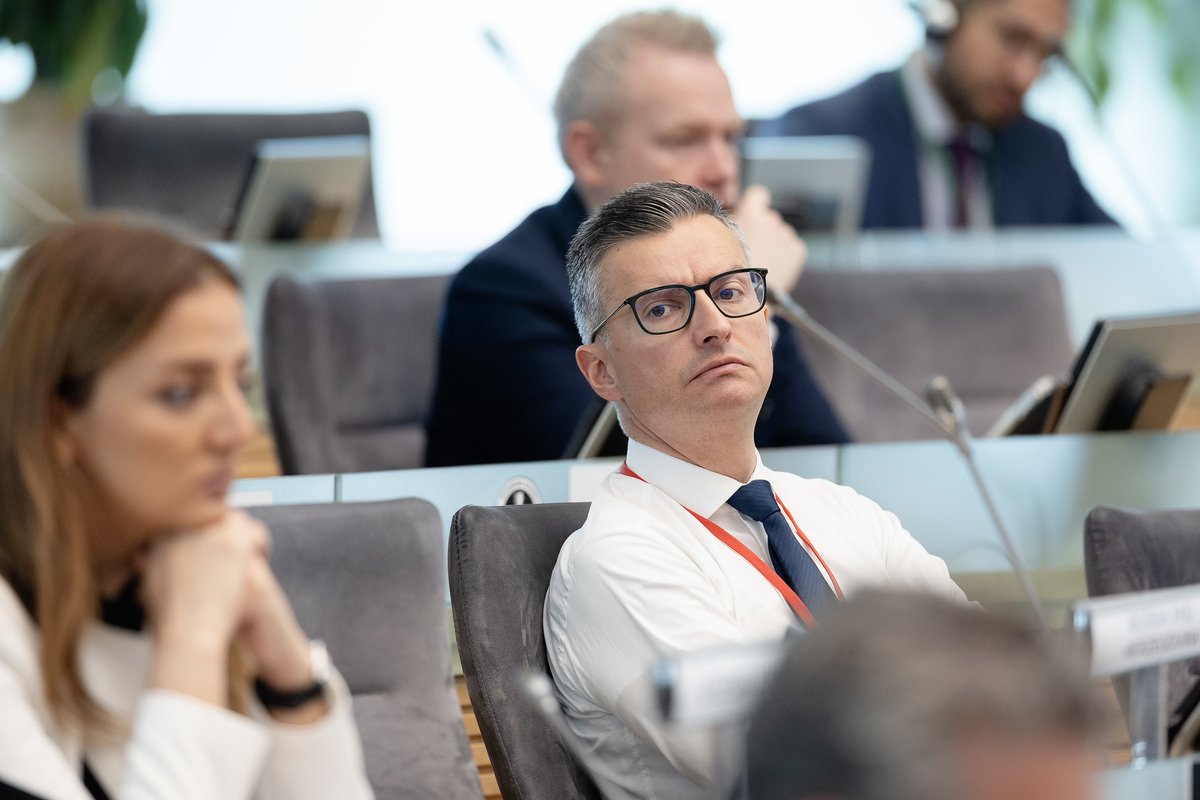 ep_diplomacy's tweet photo. ⚡A packed  2️⃣ day at the NATO PA Spring Session 🇱🇹

The @europarl_en delegation met the Committee Chairs to reaffirm its commitment to sustained engagement. In the bilateral with the Ukrainian delegation, both sides held a frank and important conversation. The EP del. reaffirmed its full support; financial, military and political. #Ukraine 's path to EU membership is inseparable from its security: the two are part of the same fight. The work continues.

In the meeting with President Perestrello, Chair @salv_de_meo discussed the implementation of the new status, bringing EP legislative work on EU defence directly into @natopa debates. Looking ahead to Brussels 2027: EU-NATO parliamentary cooperation has never mattered more. 🤝

#parliamentarydiplomacy