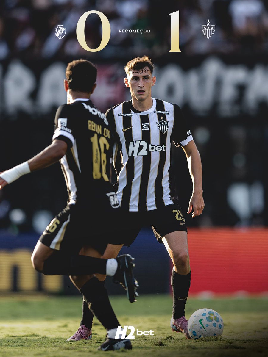 Atletico's tweet photo. Começa o segundo tempo! Pelos 3 pontos, 𝐆𝐀𝐋𝐎!
#VamoGalo #VASxCAM https://t.co/kGdG2rmtdB