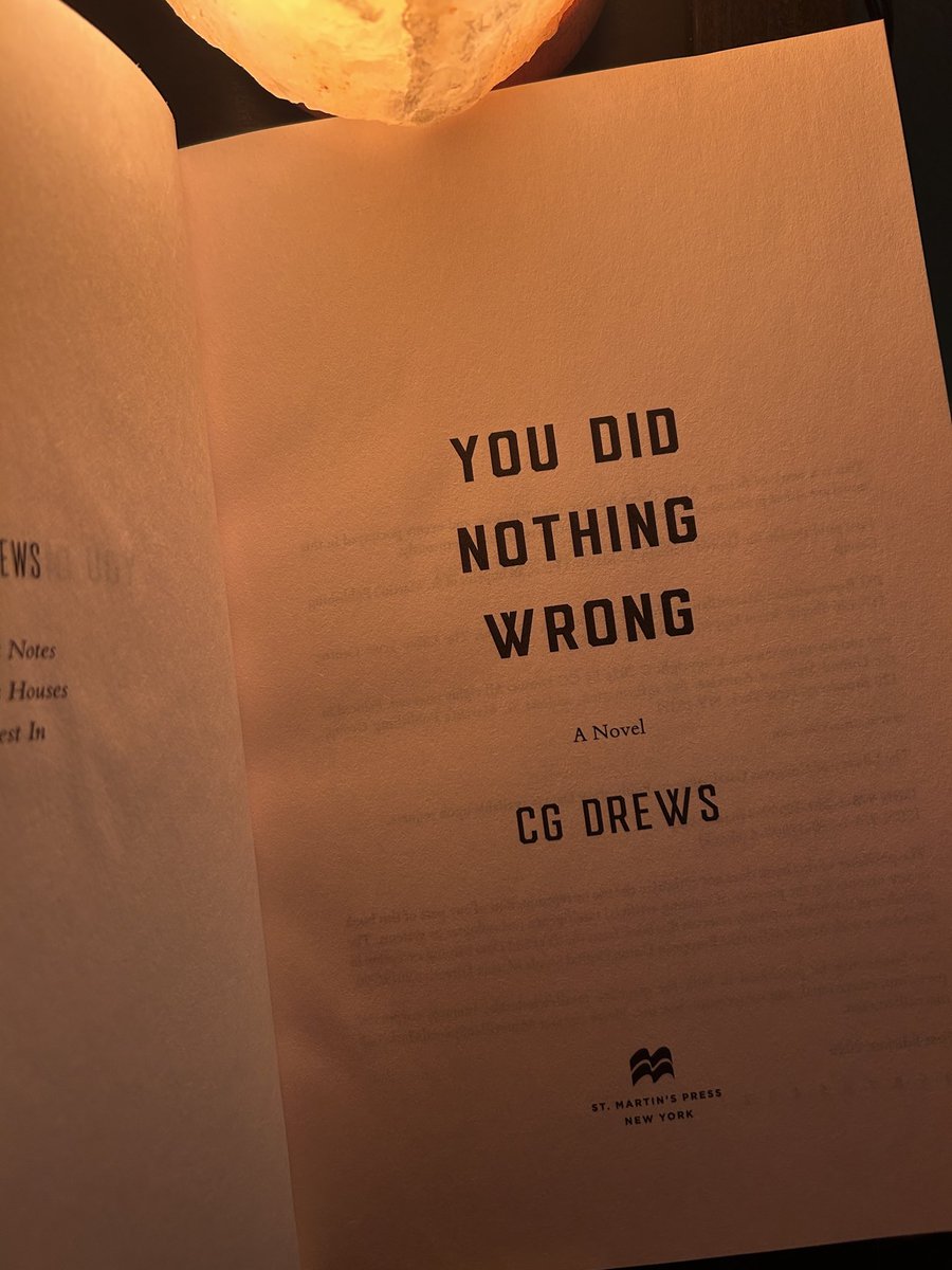 kyliedfoster's tweet photo. 16. You Did Nothing Wrong by C.G. Drews

⋆ a house alive, the occupants haunting it 
⋆ pretty solid throughout but the ending took a turn I didn’t quite love 
⋆ C.G. Drews does a killer job describing the gore &amp; terror of it all as usual 

✮ 3.5/5 https://t.co/Z2XvPxDoUD