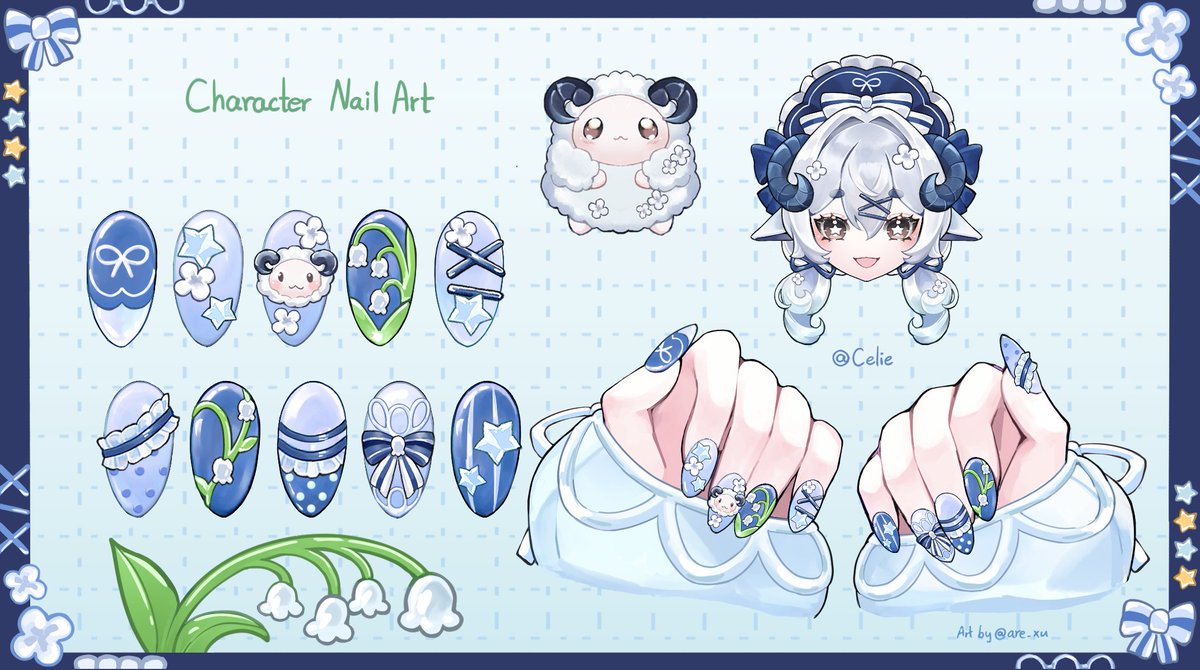 celiead's tweet photo. ever wonder what type of nails i would get?
i love cute 3d sculpted nails with gradients and solid colors i usually don't get any glitter and get rounded and short nails just so it's easy to manage
what type of nails do you like เซฎ เพเฝฒแดอ . แดอ เพเฝฒแ ?
๐จ #are_xu | #celiedraw https://t.co/iTDq6nerlu