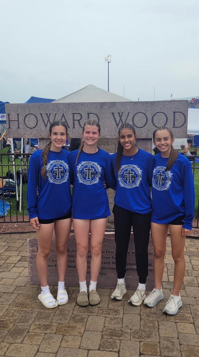 JennaE2030's tweet photo. Class A South Dakota High School State Track Meet 
(8th Grade Season)
Team Results:
4x1 - 12th Place (51.59)
4x2 - 10th Place (1:48.10)
4x4 - 15th Place (4:16.92)

My Splits (First Leg For All Events):
4x1 - 11.75
4x2 - 26.31
4x4 - 1:02.26 https://t.co/C88PdLLBZV