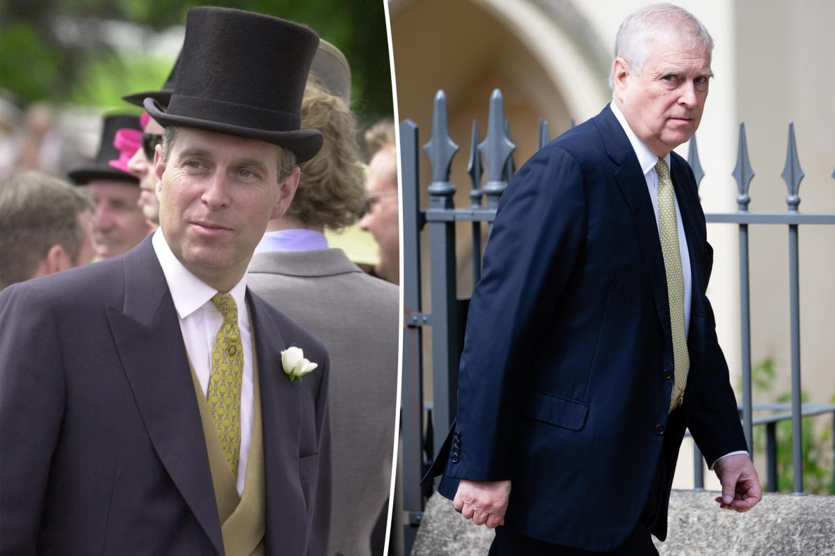 nypost's tweet photo. Ex-Prince Andrew ‘behaved inappropriately’ with woman at Royal Ascot: police https://t.co/sqAD0PkMT6 https://t.co/bqTNl0MDxv