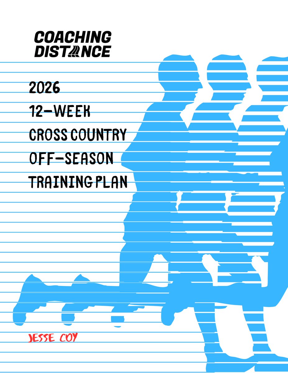 CoachDistance's tweet photo. The 2026 Cross Country Off-Season Training Plan has Dropped. 
⚡️ 46 pages
⚡️ 3 Training Levels depending on experience
⚡️ Multi-Faceted Threshold Training
⚡️ Race Pace integration
⚡️ Strength, Plyo, Speed, Drills & Routines
⚡️ 12 Weeks / 6 Training Days per Week
⚡️ New Training Charts
⚡️ Video Demonstration
https://t.co/SOeyYwd1YC