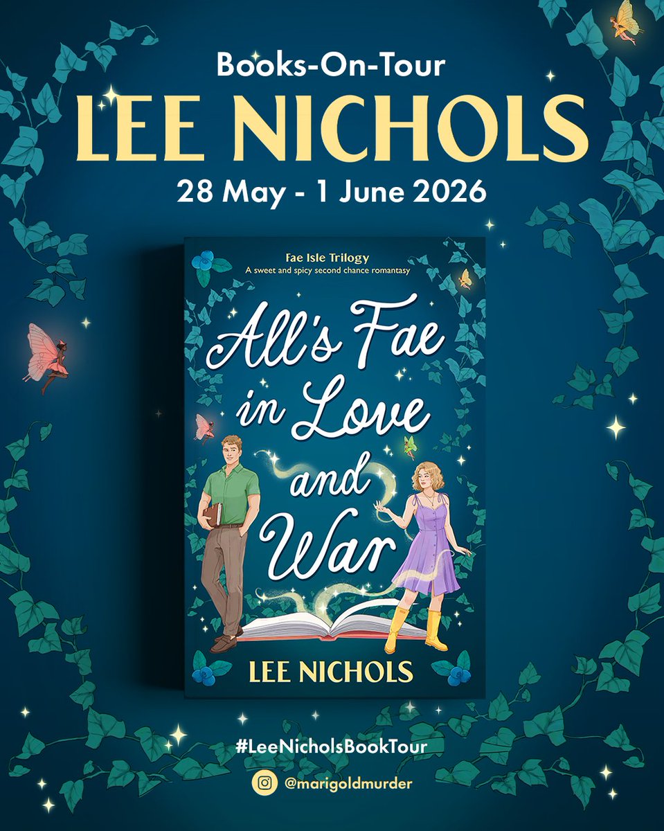 Annarella's tweet photo. #LeeNicholsBlogTour #cozyfantasy @SecondSkyBooks
All’s Fae in Love and War by Lee Nichols A cute cozy fantasy, excellent escapism
https://t.co/BjafJB855u https://t.co/gJg6g4s8YR