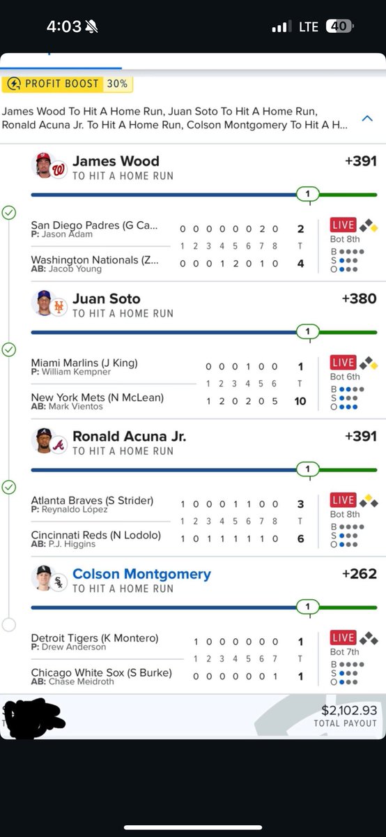 21sha__'s tweet photo. @MLBHR COLSON!!🔥🔥 https://t.co/EZOLIPf7Bw