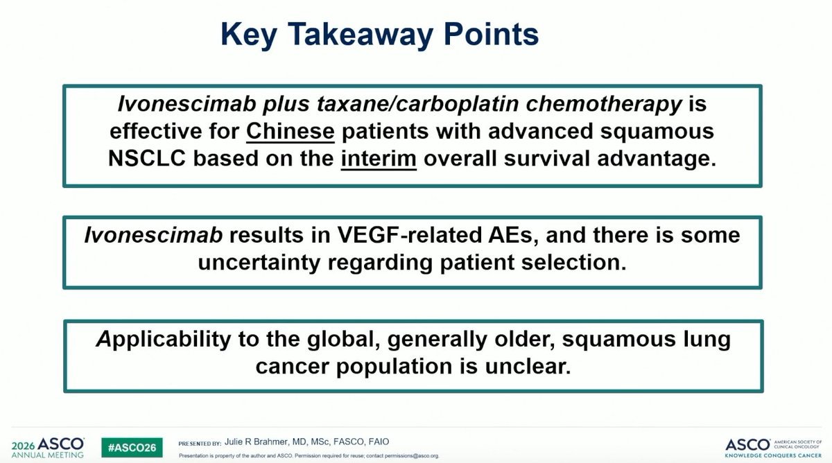 JacobPlieth's tweet photo. Wow, #Asco26 discussant Julie Brahmer is distinctly restrained (OK, scathing!) in her enthusiasm for Harmoni-6 $SMMT https://t.co/1QrEscZFqZ