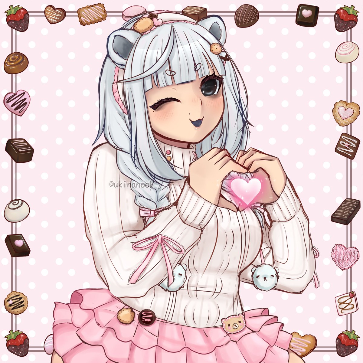 ukinanook's tweet photo. amo los postrecitos muy ricosss (๑´ڡ`๑)🍰
#oc #vtuber #artistsontwt #digitalart #artwork #art https://t.co/WqhyqClPmZ