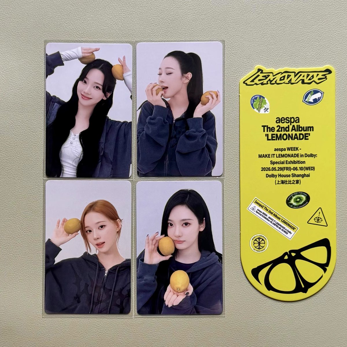 aespa Lemonade QQ music トレカ 共同購入 代行 買取 上海限定