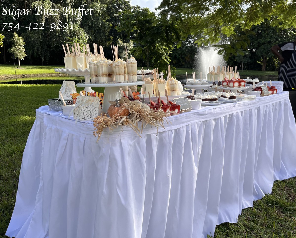 Sugarbuzzbuffet's tweet photo. Attention brides and grooms, all event planners and corporate event organizers! Are you looking for a unique and memorable way to sweeten up your next event? Look no further than a branded candy buffet!
754-422-9891
https://t.co/uaKjd9Ulif https://t.co/MbGE1gmEvF