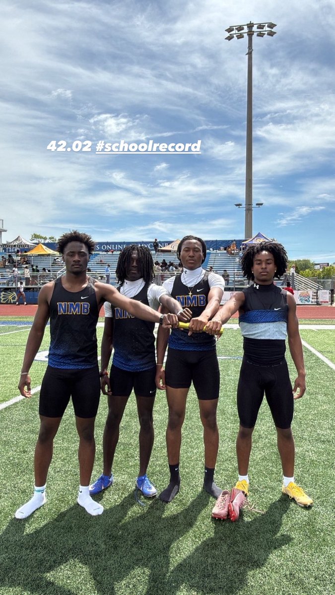 reostevenson's tweet photo. As track season comes to an end I’m happy to have run a 11.2 in the 100 and break the school record in the 4x1 with my guys! https://t.co/r20HtSaZ8H