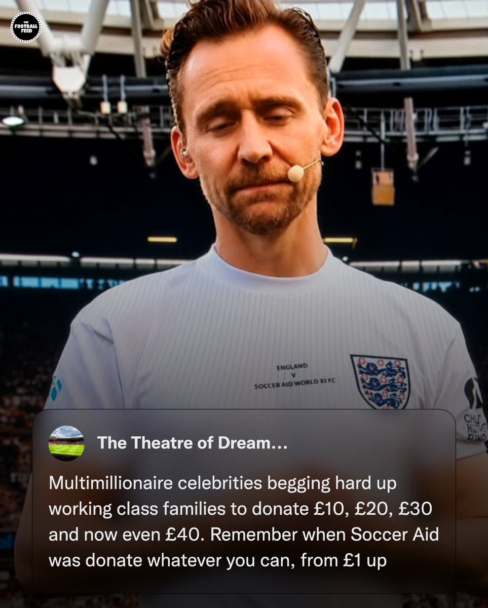 TheFootballFeed's tweet photo. Multi millionaires begging people to make a donation of £10-£40 during a cost of living crisis just says it all… 🤦🏻‍♂️ https://t.co/faMoFHkI2o